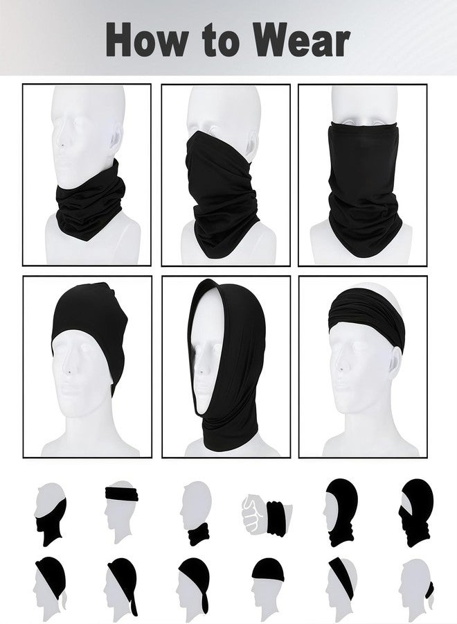 MAOOHON Faraday Gaiter Shielding Scarf Shields 5G WiFi Bluetooth with Silver Fabric Protective Scarf Faraday Hood Protects Brain Face Neck Black - Image 5